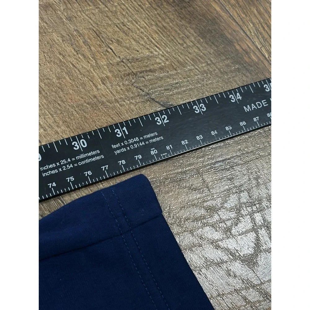 Vintage Adidas Wide Leg Baggy Striped Track Pants Warmup Navy‎ Blue 34x31 XL